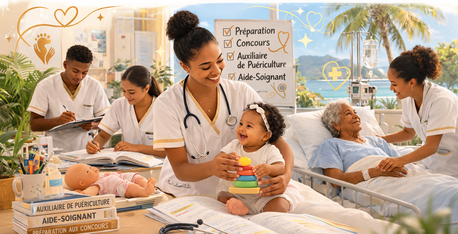 Préparation aux concours - Auxiliaire de Puériculture / Aide Soignant